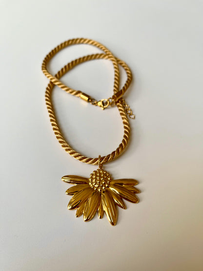 Collier sail champagne