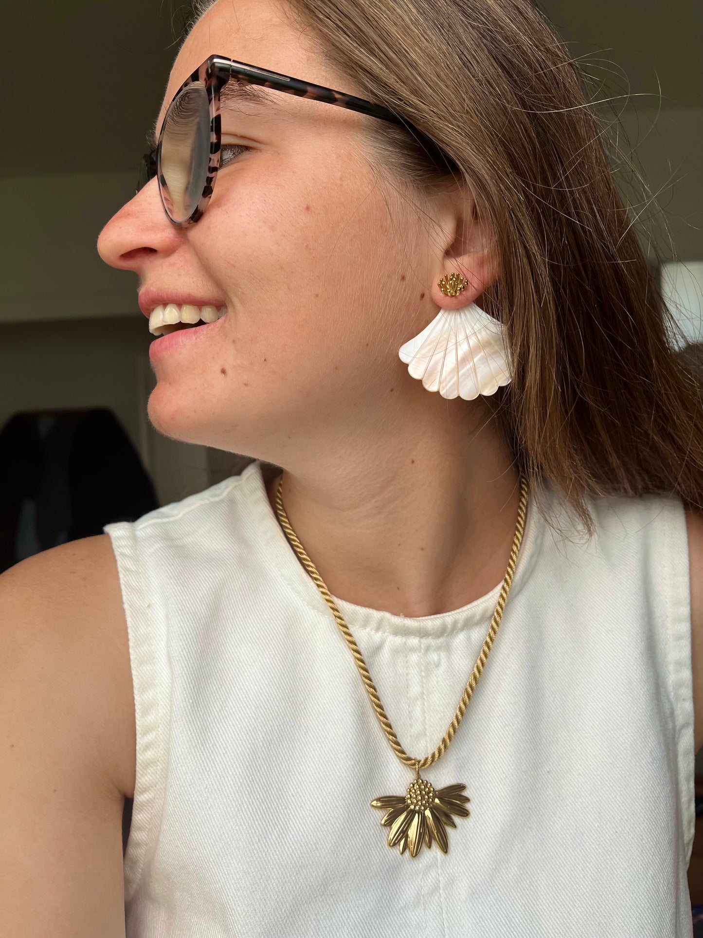 Collier sail champagne