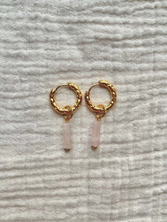 Boucles Halo roses